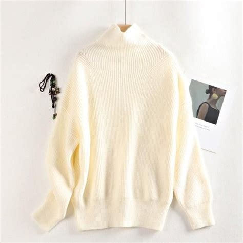 Noble Turtlenecks Sweaters One Size Off White