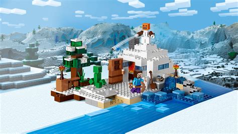 Lego Minecraft The Snow Hideout 21120 Minecraft Toy Building Sets