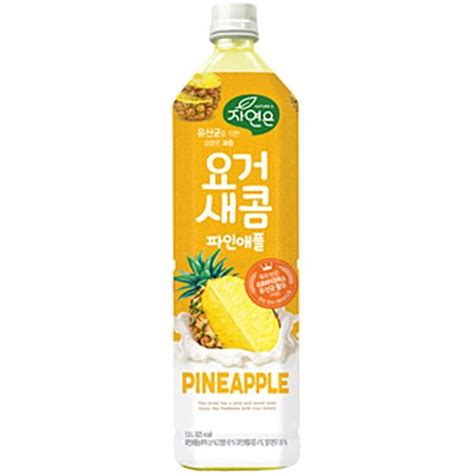 woongjin nature s yogurt pinepple drink 1500ml 1 5l korean foods korean products lazada ph