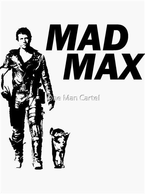 Mad Max Max 1 With Text Sticker For Sale By Antdragonist