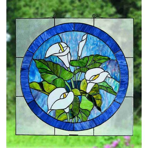 Meyda Tiffany 23866 Stained Glass Tiffany Window From The Woodland Flowers Collection