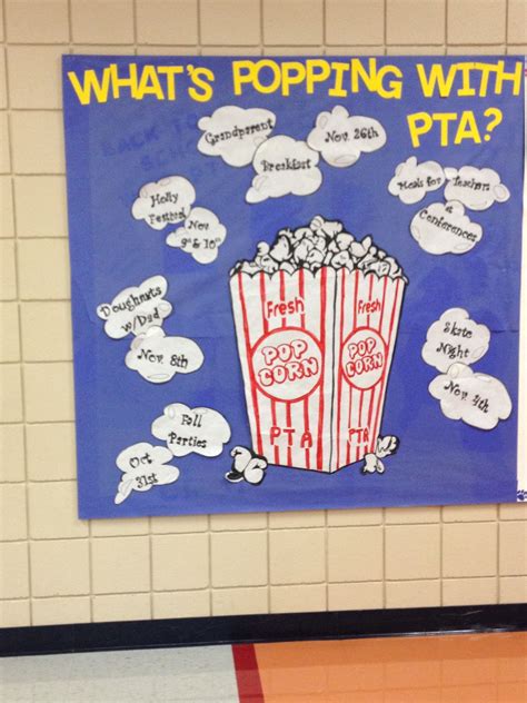 What S Popping With Pta Bulletin Board School Bulletin Board Ideas Vrogue