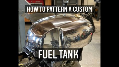 How To Pattern For A Custom Fuel Tank Youtube
