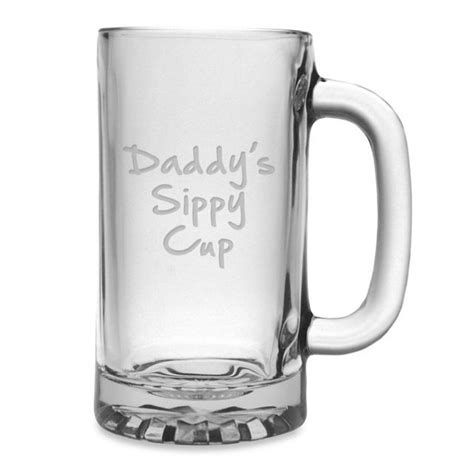 etched novelty barware daddy s sippy cup pub beer mug glass beer mugs beer mug beer