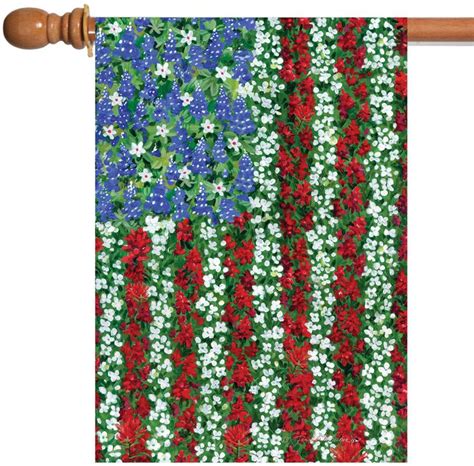 Toland Field Of Glory 28x40 Colorful Flower Floral Usa America House