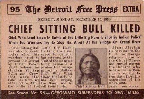 This Day In History Sitting Bull Is Killed 1890