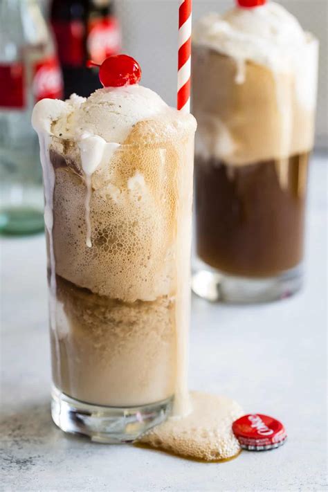 Easy Tequila Coke Float With Vanilla Ice Cream Foodness