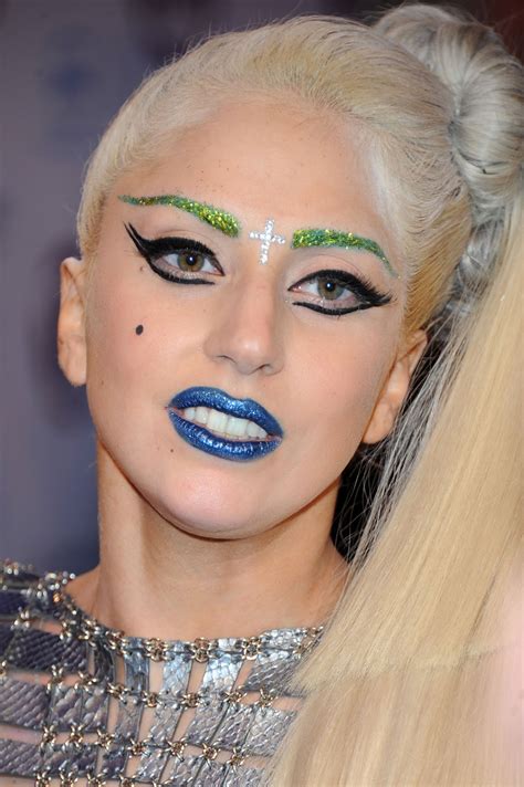 Lady Gaga Photos With White Hair And Red Lipstick Gaga Thoughts