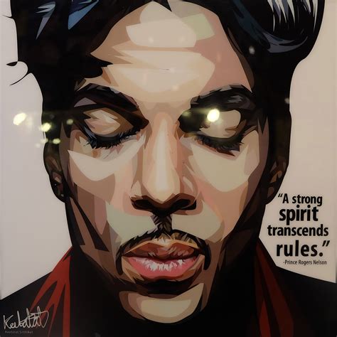 Prince Pop Art Poster A Strong Spirit Transcends Infamous Inspiration