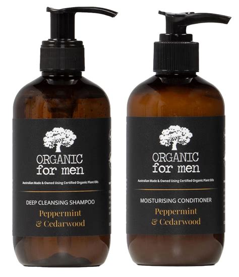 Shampoo And Conditioner Duo Pack Organic For Men