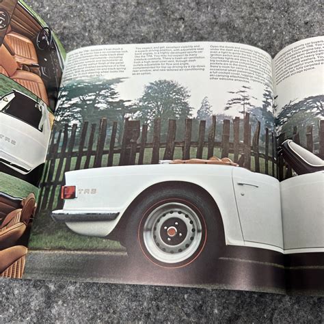 1971 Triumph Tr 6 Tr6 Vintage Original Car Sales Brochure Catalog Ebay