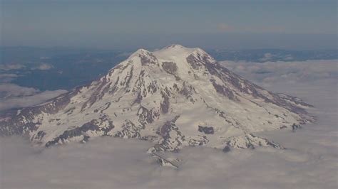 Mount Rainier Seattle How It Looks From A Plane I Can Never Get A