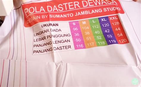 Tari tunggal pengolahan pola lantai dilakukan secara individu, pada tari berpasangan pengolahan lantai dilakukan berdua dan pada tari kelompok dilakukan. Unboxing Pola Jahit Daster Dewasa Ukuran S M L XL XXL