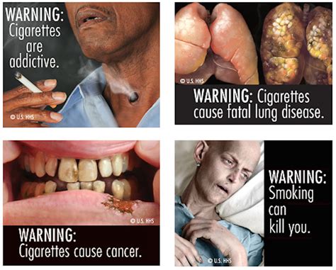 pictures on cigarette packs warning of smoking dangers increased quit attempts among smokers