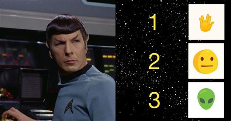 Which Emoji Best Describes Each Star Trek Character