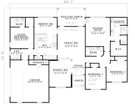 European Style House Plan 4 Beds 300 Baths 2022 Sqft Plan 17 1111