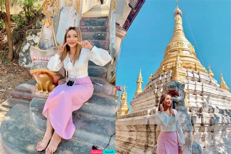 Beauty Blogger Nay Chi Oo In Sagaing Beautiful Photos