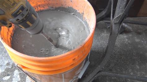 Cement powder is commonly made of limestone and clay and is a key ingredient of concrete. mixing self-leveling cement - YouTube