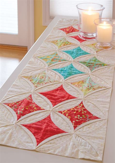 Calypso Quilt Fons And Porter Table Runner Pattern Patchwork Table