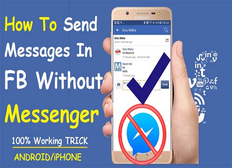 How To Send Message On Facebook Without Messenger Androidiphone