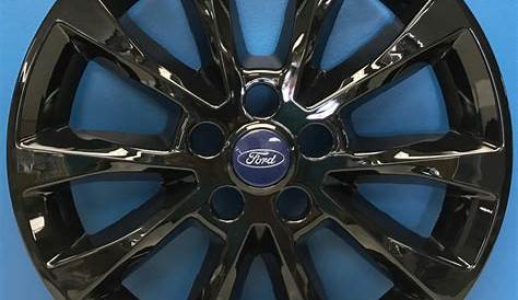 2017-2018 Ford Fusion # 767-GB 17" 10 Spoke Gloss Black Wheel Skins NEW