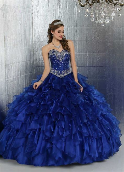 Mark this special occasion with our wholesale quinceanera supplies and quinceanera accessories. Puffy Royal Blue Quinceanera Dresses Sweetheart Diamond ...
