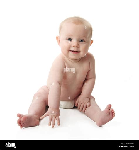 Baby Wearing A Diaper Cut Out Stock Images And Pictures Alamy