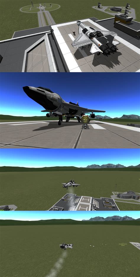 The Kaf Kerbal Air Force Watching Over The Ksc With A Ready Vtol