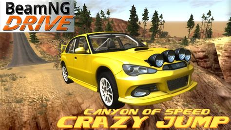 Beamng Drive Jump Map Canyon Of Speed Youtube