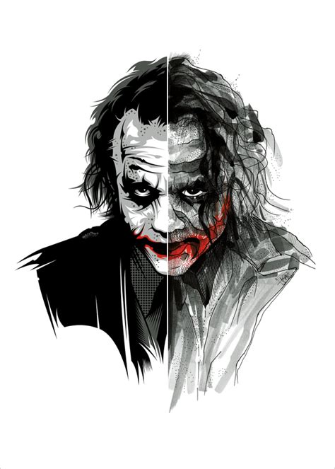 Joker Black And White