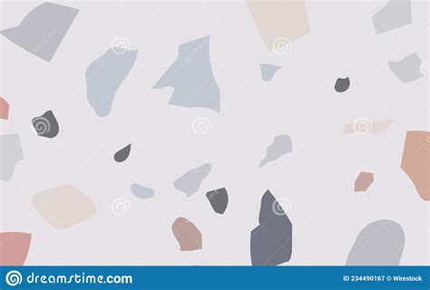 Illustration Of An Abstract Background With Nude Color Shapes Stock