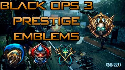 Black Ops 3 Prestige Emblems All 11 Emblems Cod Bo3 Youtube