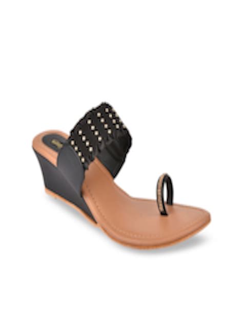 Buy Shoetopia Women Black Solid Heels Heels For Women 10600458 Myntra