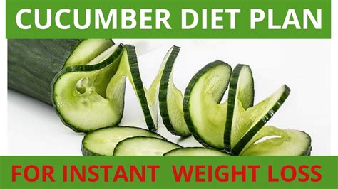 7 Day Cucumber Diet For Weight Loss Youtube