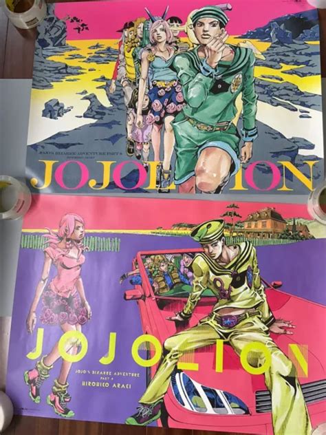 Jojos Bizarre Adventure Poster Araki Hirohiko Jojolion Part 8 Rare