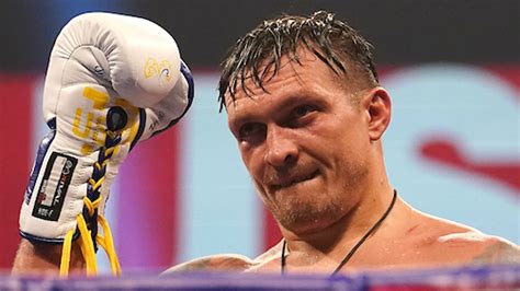 His best punch in the first round was a left hand down the middle that he set up with some. Oleksandr Usyk tells Anthony Joshua: Fight me next or ...