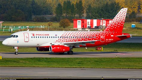Ra 89134 Rossiya Russian Airlines Sukhoi Superjet 100 95b Photo By