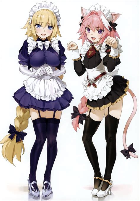 Astolfo アストルフォ Neko Maid Ver Fate フェイト Minecraft Skin