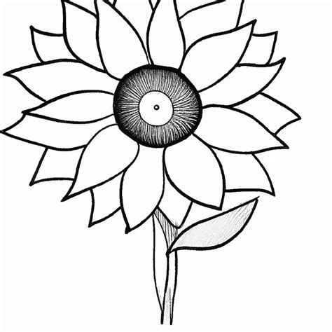 Desenhos Fáceis De Flores