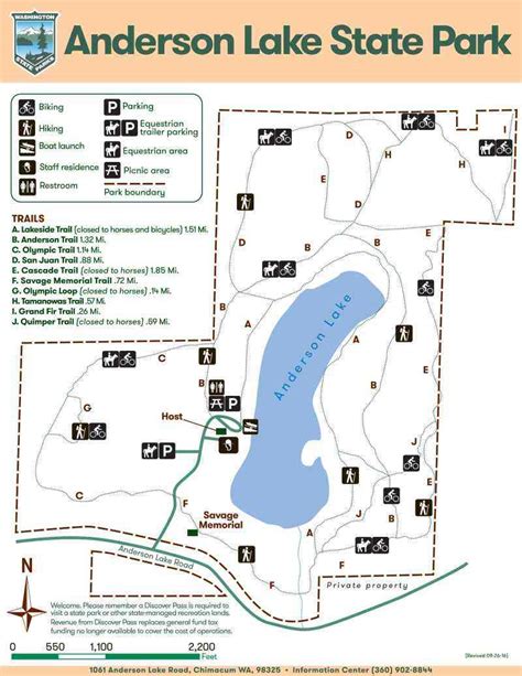 Anderson Lake Washington State Parks Foundation