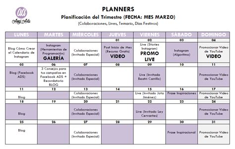 C Mo Planificar El Calendario De Publicaci N De Instagram