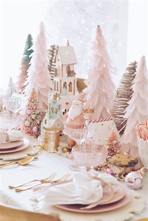 Pink Christmas Table Decorations A Pink Wonderland Dinner The Pink Dream