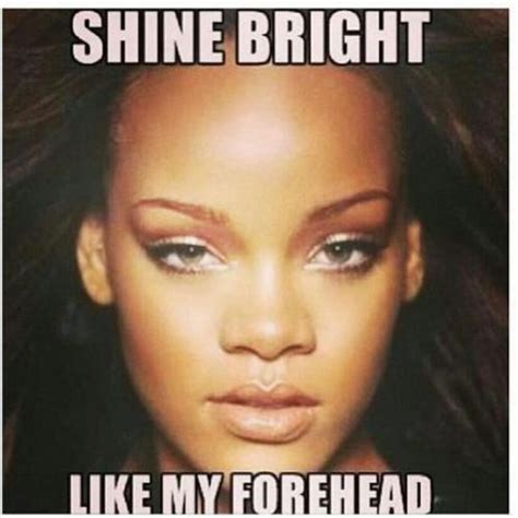 Rihanna Forehead Car Tuning Big Forehead Forehead Shine Bright