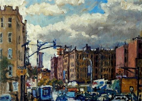 Broadway Backlight New York City Painting By Thor Wickstrom