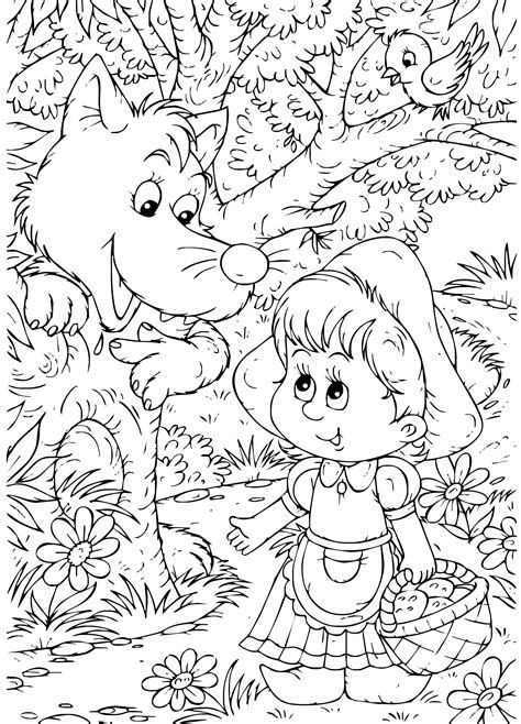 Page not found | Red riding hood wolf, Wolf coloring page, Little red