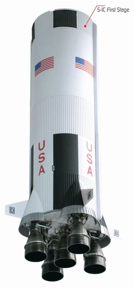 Dragon 50388 172 Saturn V Assembled Model