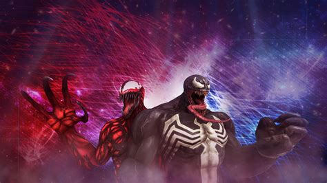 X Carnage And Venom K HD K Wallpapers Images Backgrounds Photos And Pictures