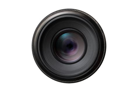 Black Camera Lens Isolated On A Transparent Background PNG
