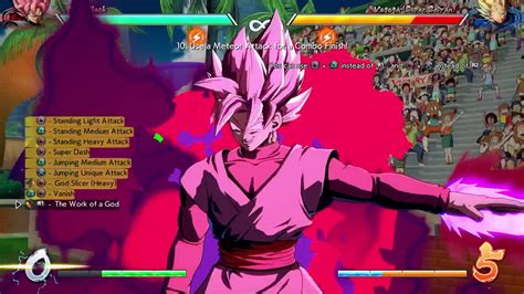 Dragon ball fighterz is a 3v3 fighting game developed by arc system works based on the dragon ball franchise. DRAGON BALL FighterZ - Goku Black 10th Combo Challenge ...