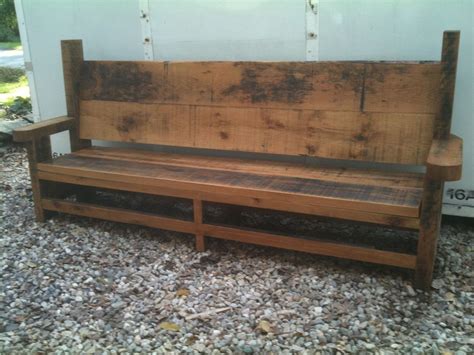 Hand Made Outdoor Bench By Brenda Hall Wood Design